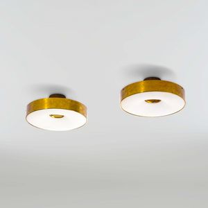 FONTANA ARTE - Coppia di plafoniere mod. 2134