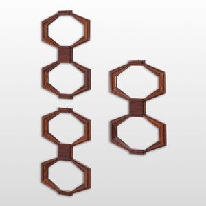 Set di tre specchi a parete  - Asta Design - Associazione Nazionale - Case d'Asta italiane