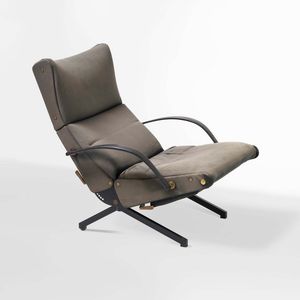 OSVALDO BORSANI - Poltrona chaise longue reclinabile mod. P40