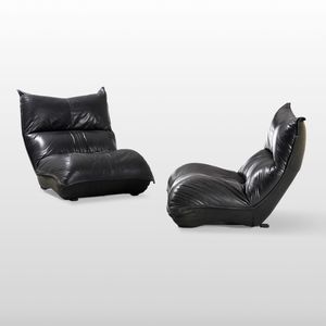 Vittorio Varo - Due poltrone mod. Zinzolo