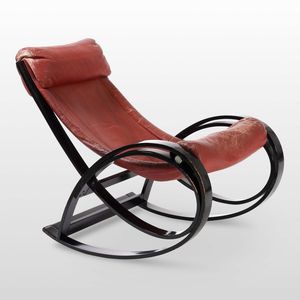 GAE AULENTI - Poltrona a dondolo mod. Sgarsul