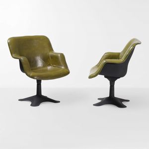 Yrjo Kukkapuro - Coppia di poltrone mod. Karuselli