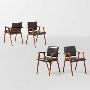 FRANCO ALBINI - Quattro sedie mod. Luisa