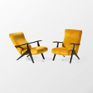 ANTONIO GORGONE - Coppia di poltrone reclinabili