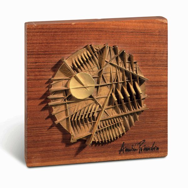 Arnaldo Pomodoro : Senza titolo  - Asta Fotografia e multipli d'artista - Associazione Nazionale - Case d'Asta italiane