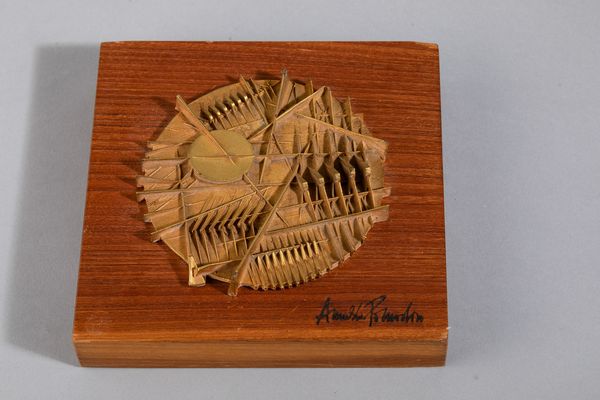 Arnaldo Pomodoro : Senza titolo  - Asta Fotografia e multipli d'artista - Associazione Nazionale - Case d'Asta italiane