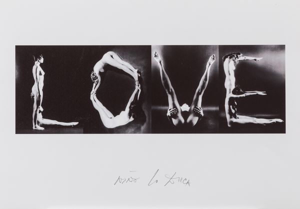 Nino Lo Duca : Love, dalla serie Le mie modelle (Alfabeto Umano)  - Asta Fotografia e multipli d'artista - Associazione Nazionale - Case d'Asta italiane