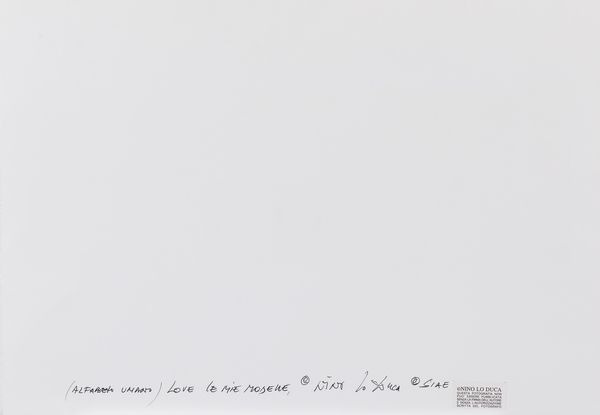 Nino Lo Duca : Love, dalla serie Le mie modelle (Alfabeto Umano)  - Asta Fotografia e multipli d'artista - Associazione Nazionale - Case d'Asta italiane