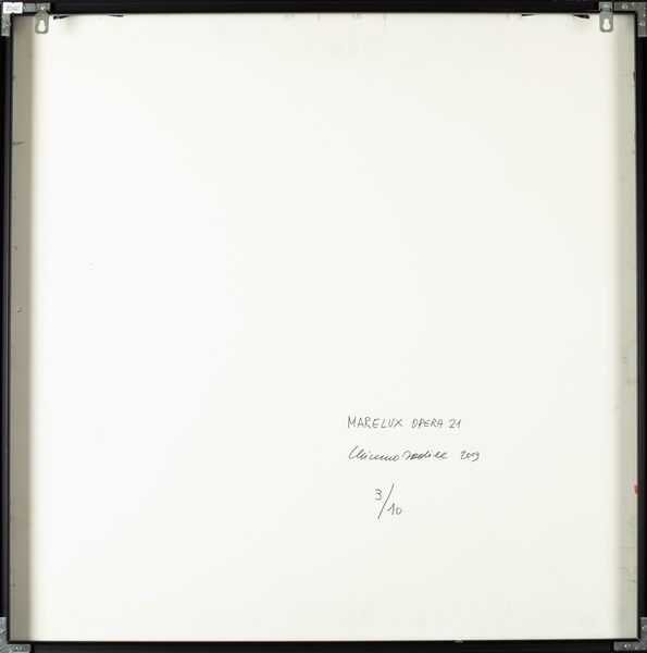 Mimmo Jodice : Mare Lux, Opera n. 21  - Asta Fotografia e multipli d'artista - Associazione Nazionale - Case d'Asta italiane