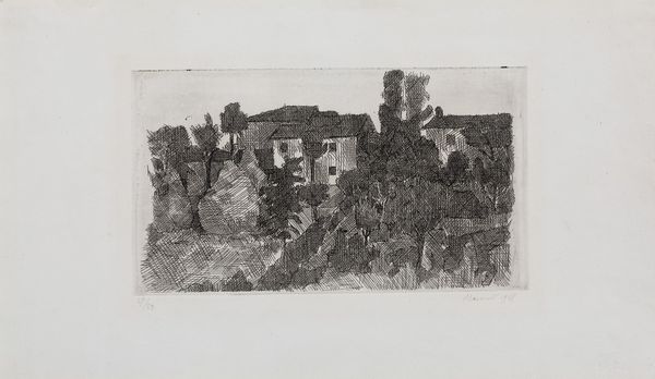 Giorgio Morandi : Il poggio di sera  - Asta Fotografia e multipli d'artista - Associazione Nazionale - Case d'Asta italiane