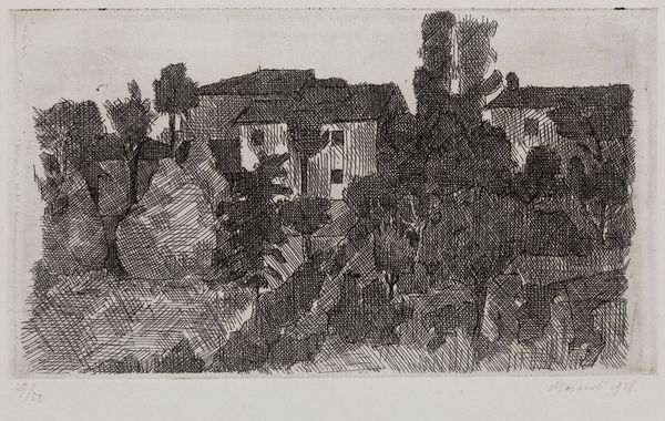 Giorgio Morandi : Il poggio di sera  - Asta Fotografia e multipli d'artista - Associazione Nazionale - Case d'Asta italiane