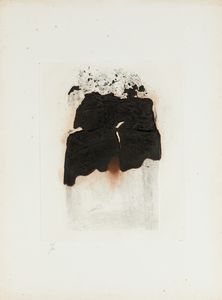 Alberto Burri : Combustione (I)  - Asta Fotografia e multipli d'artista - Associazione Nazionale - Case d'Asta italiane