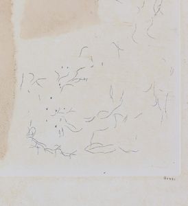 Alberto Burri : Muffa  - Asta Fotografia e multipli d'artista - Associazione Nazionale - Case d'Asta italiane