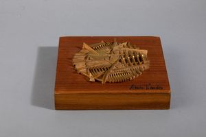 Arnaldo Pomodoro : Senza titolo  - Asta Fotografia e multipli d'artista - Associazione Nazionale - Case d'Asta italiane