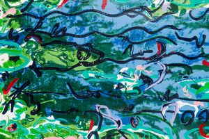 MARIO SCHIFANO : Gigli d'acqua  - Asta Fotografia e multipli d'artista - Associazione Nazionale - Case d'Asta italiane