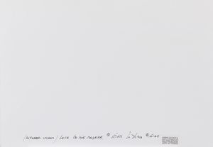 Nino Lo Duca : Love, dalla serie Le mie modelle (Alfabeto Umano)  - Asta Fotografia e multipli d'artista - Associazione Nazionale - Case d'Asta italiane