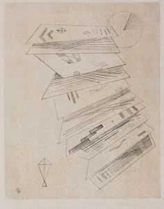 Vasilij Kandinskij : Composition 2 pour Cahiers dart  - Asta Fotografia e multipli d'artista - Associazione Nazionale - Case d'Asta italiane