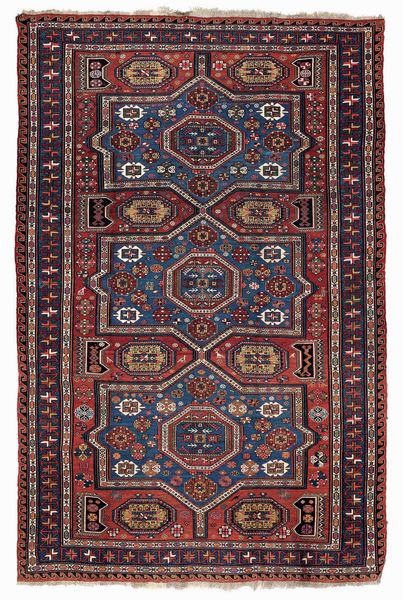 Soumak, Caucaso inizio XX secolo  - Asta Tappeti Antichi - Associazione Nazionale - Case d'Asta italiane