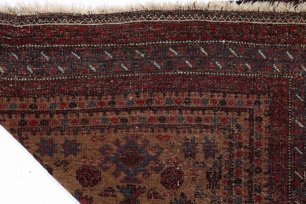 Tappeto Baluci, Persia fine XIX - inizio XX secolo  - Asta Tappeti Antichi - Associazione Nazionale - Case d'Asta italiane