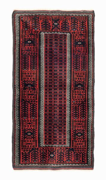 Tappeto Baluci, Persia inizio XX secolo  - Asta Tappeti Antichi - Associazione Nazionale - Case d'Asta italiane