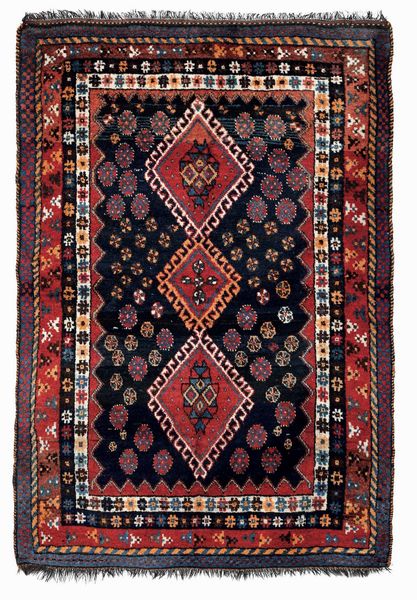 Tappeto Luri, sud Persia inizio XX secolo  - Asta Tappeti Antichi - Associazione Nazionale - Case d'Asta italiane