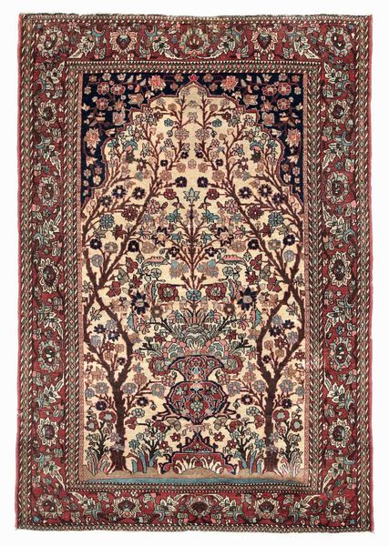 Tappeto Tabriz, Persia met� XX secolo  - Asta Tappeti Antichi - Associazione Nazionale - Case d'Asta italiane
