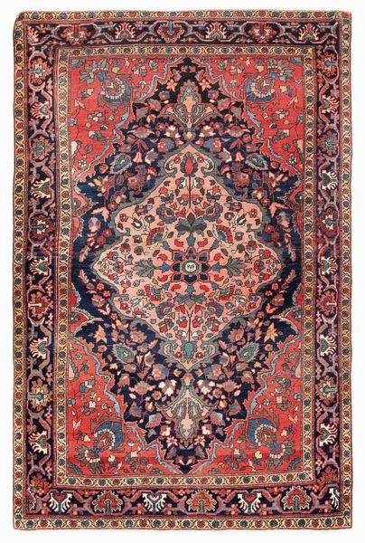 Tappeto Ferahan, Persia fine XIX secolo  - Asta Tappeti Antichi - Associazione Nazionale - Case d'Asta italiane