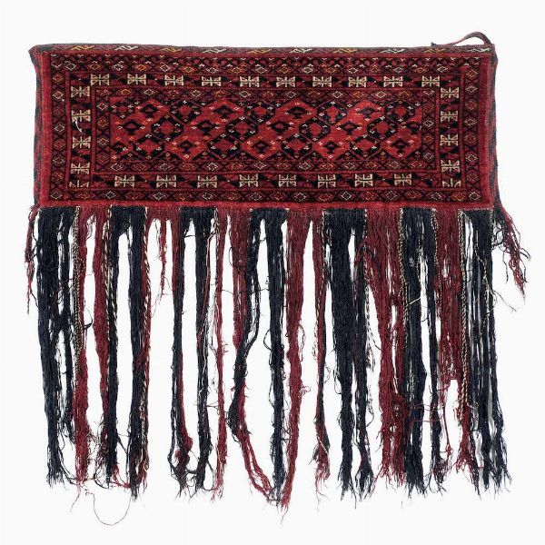 Mafrash Tekke, Turkestan occidentale fine XIX secolo  - Asta Tappeti Antichi - Associazione Nazionale - Case d'Asta italiane