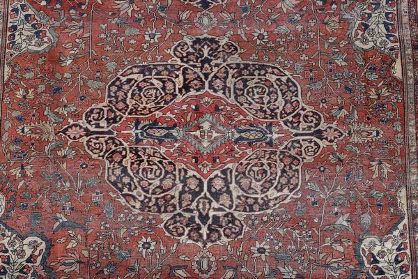 Tappeto Saruk Ferahan, Persia fine XIX inizio XX secolo  - Asta Tappeti Antichi - Associazione Nazionale - Case d'Asta italiane