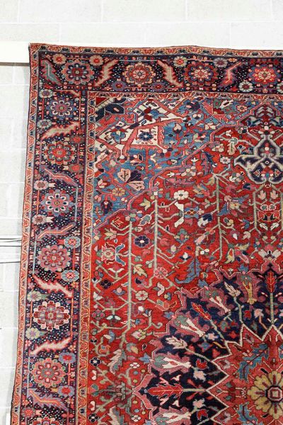 Tappeto Heritz, nord ovest Persia fine XIX inizio XX secolo  - Asta Tappeti Antichi - Associazione Nazionale - Case d'Asta italiane