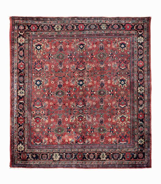 Tappeto Mahal, nord ovest Persia fine XIX inizio XX secolo  - Asta Tappeti Antichi - Associazione Nazionale - Case d'Asta italiane