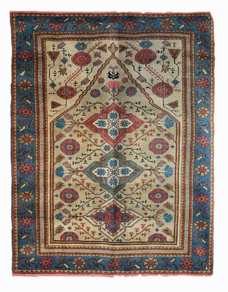 Preghiera Tuduc Romania inizio XX secolo  - Asta Tappeti Antichi - Associazione Nazionale - Case d'Asta italiane