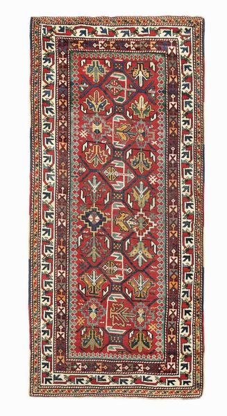 Tappeto Shirvan Gandje, Caucaso seconda met� XIX secolo  - Asta Tappeti Antichi - Associazione Nazionale - Case d'Asta italiane