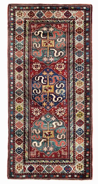 Tappeto Kazak Chondoresk, seconda met� XIX secolo  - Asta Tappeti Antichi - Associazione Nazionale - Case d'Asta italiane