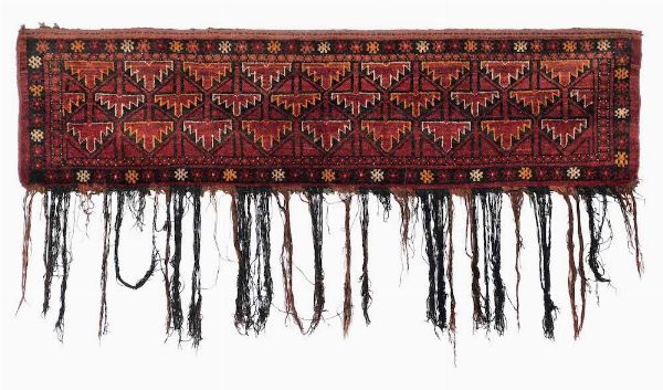 Sacca Ersari, Turkestan occidentale fine XIX secolo  - Asta Tappeti Antichi - Associazione Nazionale - Case d'Asta italiane