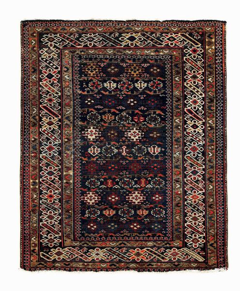 Tappeto Chi Chi, Caucaso fine XIX secolo  - Asta Tappeti Antichi - Associazione Nazionale - Case d'Asta italiane