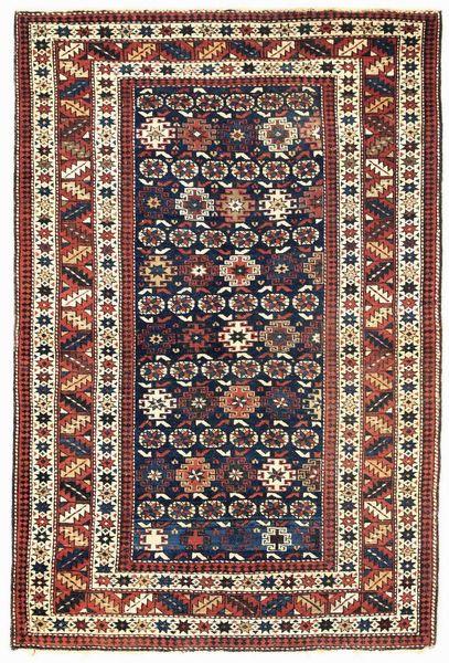 Tappeto Shirvan Tchi Tchi, Caucaso inizio XX secolo  - Asta Tappeti Antichi - Associazione Nazionale - Case d'Asta italiane