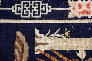 Tappeto Pao Tao, Cina inizio XX secolo  - Asta Tappeti Antichi - Associazione Nazionale - Case d'Asta italiane