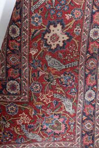 Particolare tappeto Kashan, Persia inizio XX secolo  - Asta Tappeti Antichi - Associazione Nazionale - Case d'Asta italiane
