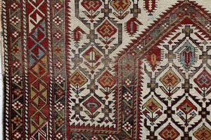 Tappeto Shirvan Daghestan, Caucaso fine XIX secolo  - Asta Tappeti Antichi - Associazione Nazionale - Case d'Asta italiane