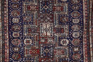 Tappeto Shirvan, Caucaso fine XIX inizio XX secolo  - Asta Tappeti Antichi - Associazione Nazionale - Case d'Asta italiane