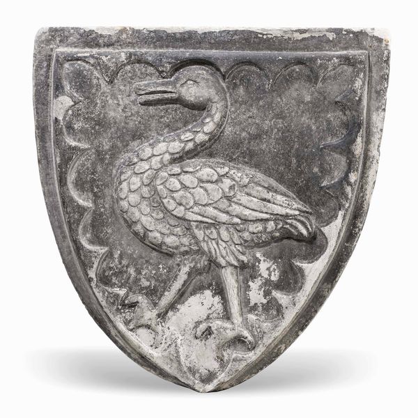 Stemma araldico. Pietra calcarea. Scultore d'oltralpe del XV-XVI secolo  - Asta Scultura e Oggetti d'Arte - Associazione Nazionale - Case d'Asta italiane