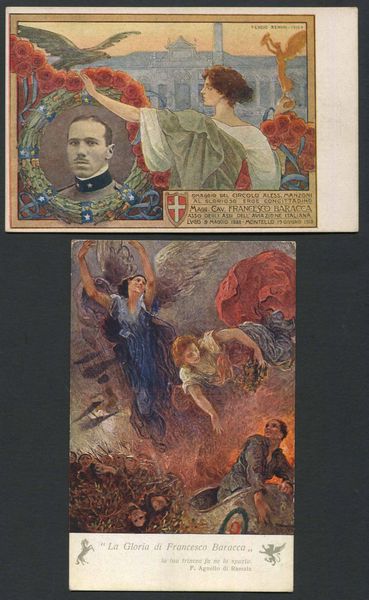 1915, Cartolina Battaglione Aviatori da Pordenone per Milano del 21 marzo 1915  - Asta Filatelia e Storia Postale - Associazione Nazionale - Case d'Asta italiane