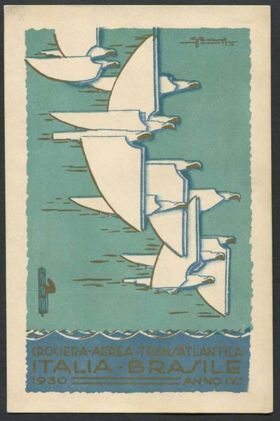 1930/1931, Crociera Aerea Transatlantica Italia-Brasile  - Asta Filatelia e Storia Postale - Associazione Nazionale - Case d'Asta italiane