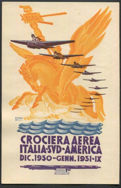1930/1931, Crociera Aerea Transatlantica Italia-Brasile  - Asta Filatelia e Storia Postale - Associazione Nazionale - Case d'Asta italiane