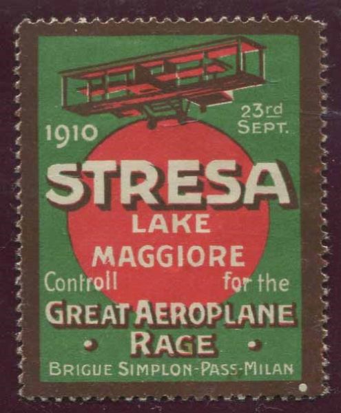 1910, Prima Traversata delle Alpi in Aeroplano, 23 settembre 1910  - Asta Filatelia e Storia Postale - Associazione Nazionale - Case d'Asta italiane