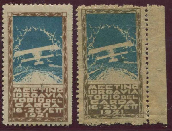 1921, Cartolina del Comitato Organizzatore di Gardone Riviera,  - Asta Filatelia e Storia Postale - Associazione Nazionale - Case d'Asta italiane