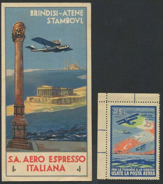 1926, Societ Anonima Aeropresso Italiano  - Asta Filatelia e Storia Postale - Associazione Nazionale - Case d'Asta italiane