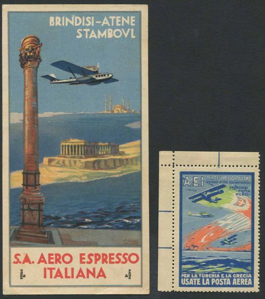 1926, Societ� Anonima Aeropresso Italiano  - Asta Filatelia e Storia Postale - Associazione Nazionale - Case d'Asta italiane