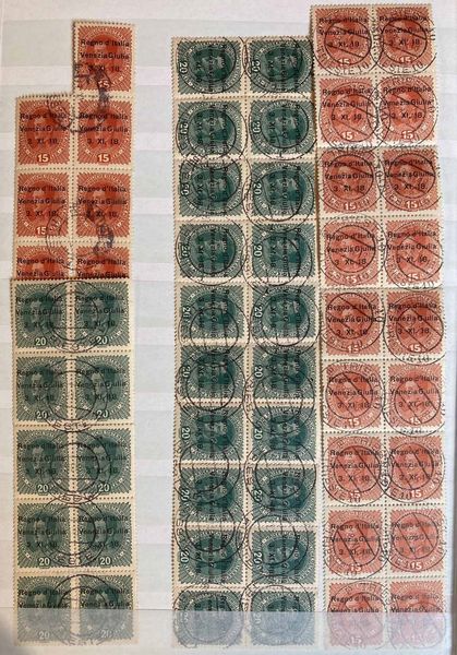 1854/1918, Lombardo Veneto, Austria e Occupazione del Friuli.  - Asta Filatelia e Storia Postale - Associazione Nazionale - Case d'Asta italiane